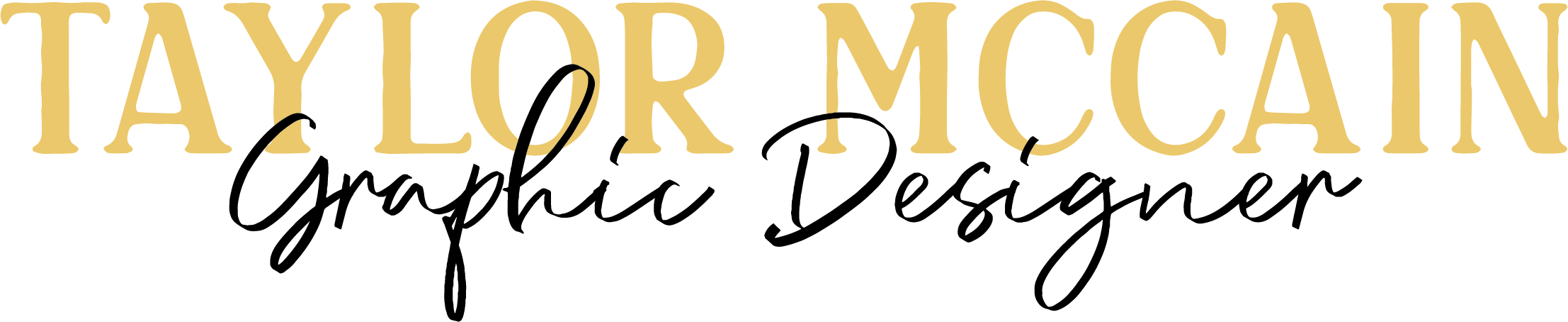 Taylor McCain Graphic Designer